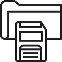 Save Data icon vector image. Suitable for mobile apps, web apps and print media.