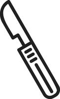 Scalpel icon vector image. Suitable for mobile apps, web apps and print media.