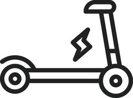 Scooter icon vector image. Suitable for mobile apps, web apps and print media.