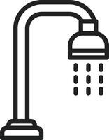 Shower icon vector image. Suitable for mobile apps, web apps and print media.