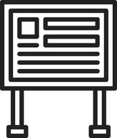 Signage icon vector image. Suitable for mobile apps, web apps and print media.