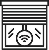 Smart Blind icon vector image. Suitable for mobile apps, web apps and print media.