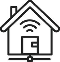 Smart Home icon vector image. Suitable for mobile apps, web apps and print media.