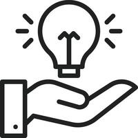 Solution icon vector image. Suitable for mobile apps, web apps and print media.