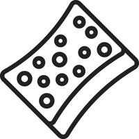 Sponge icon vector image. Suitable for mobile apps, web apps and print media.