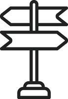 Street Sign icon vector image. Suitable for mobile apps, web apps and print media.