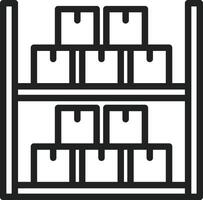 Storage icon vector image. Suitable for mobile apps, web apps and print media.