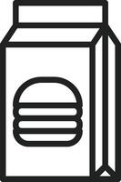 Take Away icon vector image. Suitable for mobile apps, web apps and print media.