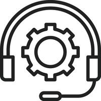 Technical Support icon vector image. Suitable for mobile apps, web apps and print media.