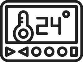 Thermostat icon vector image. Suitable for mobile apps, web apps and print media.