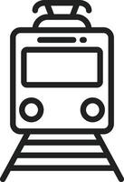 Tram icon vector image. Suitable for mobile apps, web apps and print media.