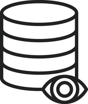 Vision icon vector image. Suitable for mobile apps, web apps and print media.