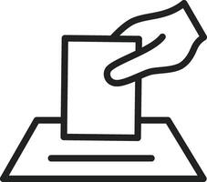 Vote icon vector image. Suitable for mobile apps, web apps and print media.