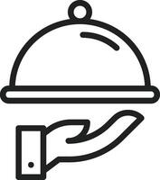 Waiter icon vector image. Suitable for mobile apps, web apps and print media.