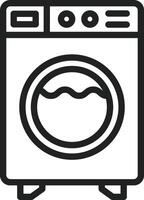 Washing Machine icon vector image. Suitable for mobile apps, web apps and print media.