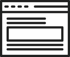 Website icon vector image. Suitable for mobile apps, web apps and print media.