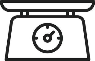Weighing Scale icon vector image. Suitable for mobile apps, web apps and print media.