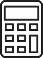 Calculator icon image. Suitable for mobile apps, web apps and print media. vector