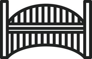 Bridge icon image. Suitable for mobile apps, web apps and print media. vector
