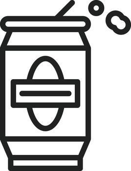 lata icono imagen. adecuado para móvil aplicaciones, web aplicaciones y impresión medios de comunicación. vector