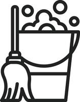 Cleaning icon image. Suitable for mobile apps, web apps and print media. vector