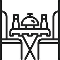 Dinner icon image. Suitable for mobile apps, web apps and print media. vector