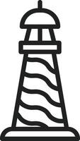 Lighthouse icon image. Suitable for mobile apps, web apps and print media. vector