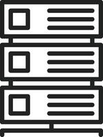 Server icon image. Suitable for mobile apps, web apps and print media. vector
