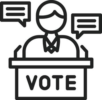 Speech icon image. Suitable for mobile apps, web apps and print media. vector