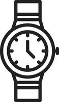 Watch icon image. Suitable for mobile apps, web apps and print media. vector