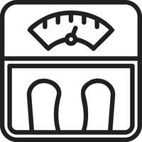 Weighing Machine icon image. Suitable for mobile apps, web apps and print media. vector