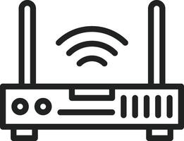 Wifi Router icon image. Suitable for mobile apps, web apps and print media. vector