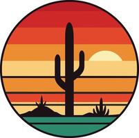 desert and mountains logo , icon, element, and template vector