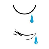 set of two eye icons vector