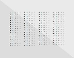 65 Animals Icons in 5 different variations for web applications and print templates vector