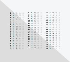 51 Alert Icons in 5 different variations for web applications and print templates vector