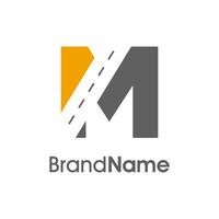 Simple Initial M Way Logo vector