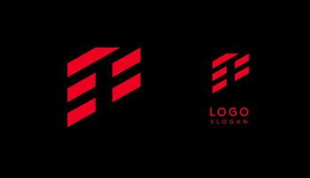 Abstract red geometric letter P with parallel lines. Stripes modern logotype concept, futuristic design for an innovative company, minimalist sporty and technological power style. illustration vector