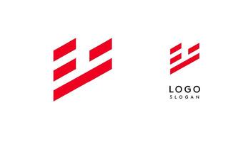 Abstract red geometric letter V with parallel lines. Stripes modern logotype concept, futuristic design for an innovative company, minimalist sporty and technological power style. illustration vector