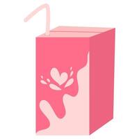 Box of milk vector