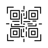 QR Code Reader Icon Design vector