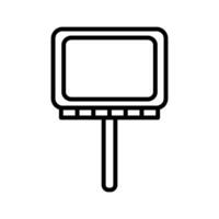 Billboard Icon Design vector