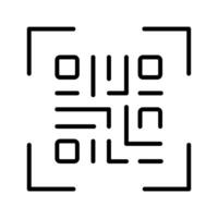 QR Code Generator Icon Design vector