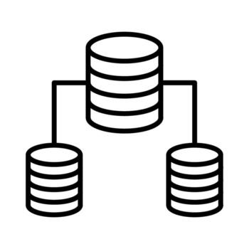 Structured Data Icon vector
