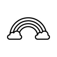 Rainbow Icon Design vector