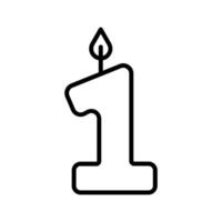 Age Number Icon Design vector