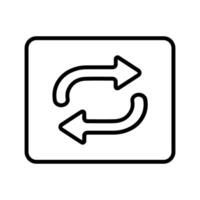 Repeat Button Icon vector