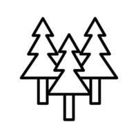 Evergreen Tree Icon Design vector