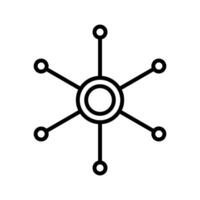 Network Icon Design vector