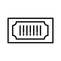 Barcode Price Icon Design vector